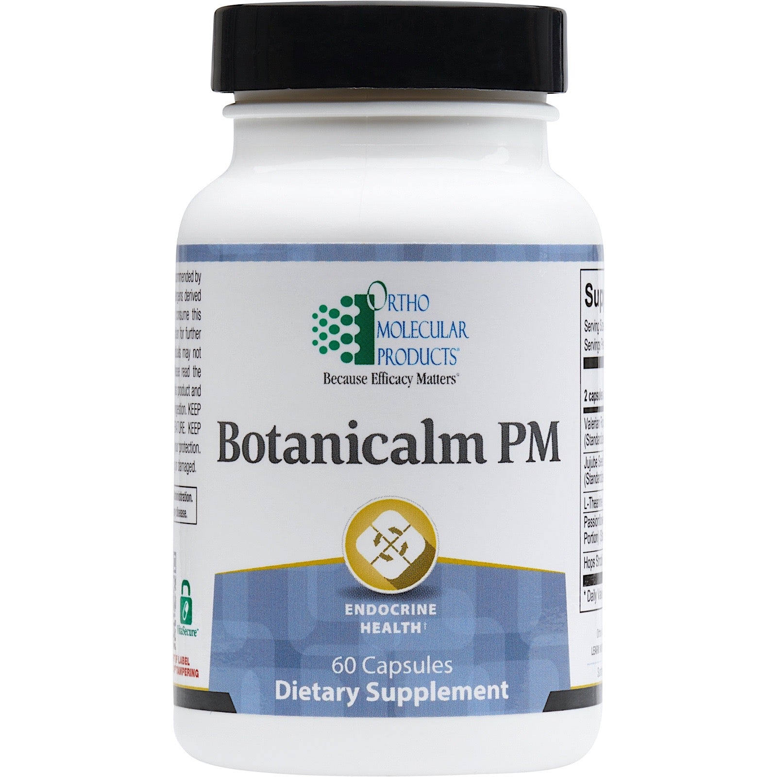 Ortho Molecular, Botanicalm PM, 60 Capsules UPC 615033015213 | Hilife Vitamins